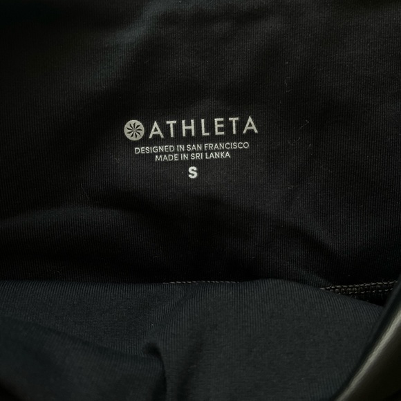 Athleta black faux leather leggings small - Picture 8 of 9